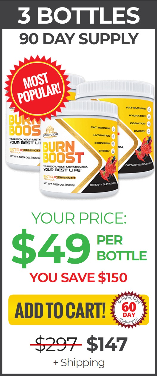 Burn Boost - 3 bottles
