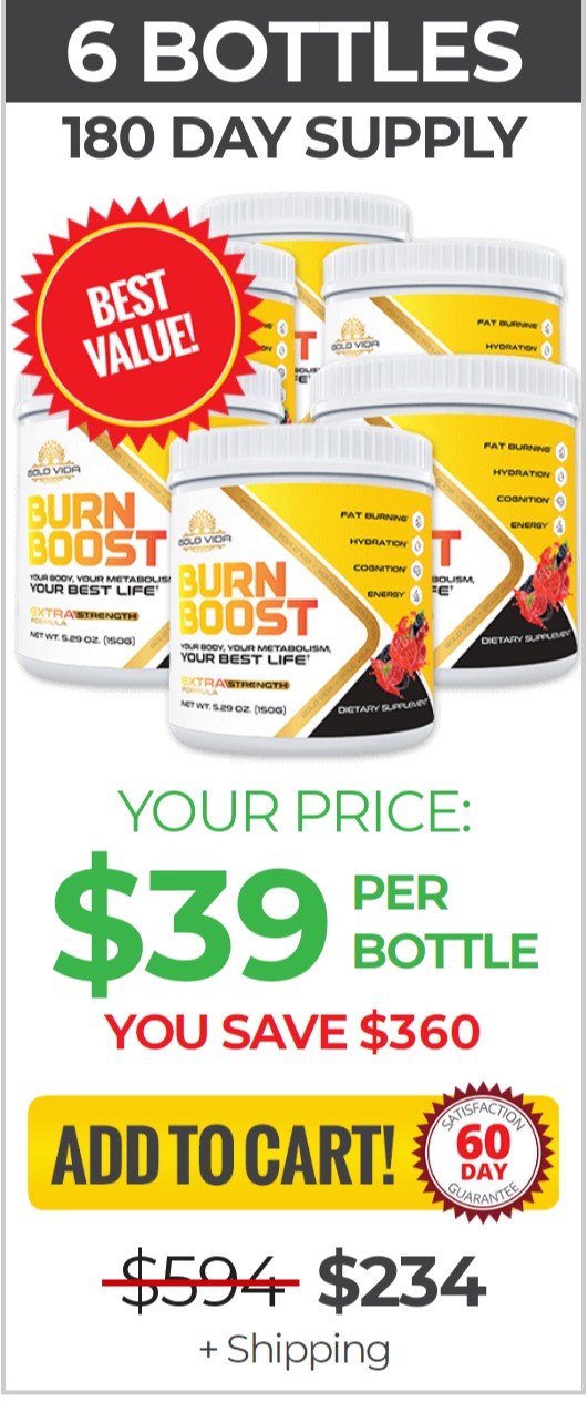 Burn Boost - 6 bottles