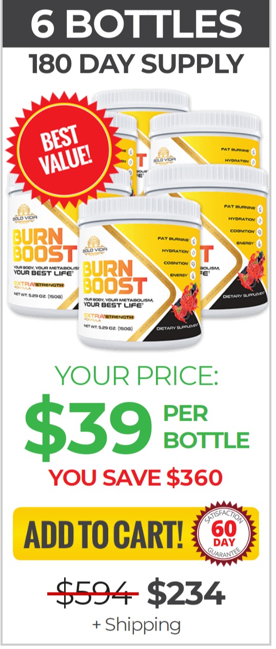 Burn Boost - 6 bottles