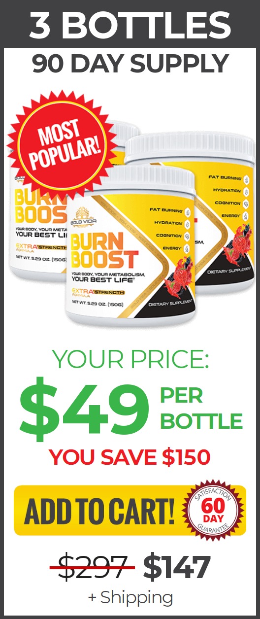 Burn Boost - 3 bottles